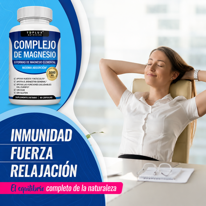 Magnesio Complex 1000mg | 90 capsulas