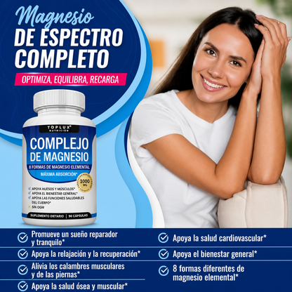 Magnesio Complex 1000mg | 90 capsulas