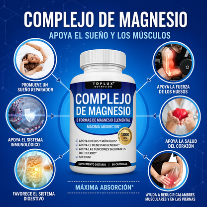 Magnesio Complex 1000mg | 90 capsulas